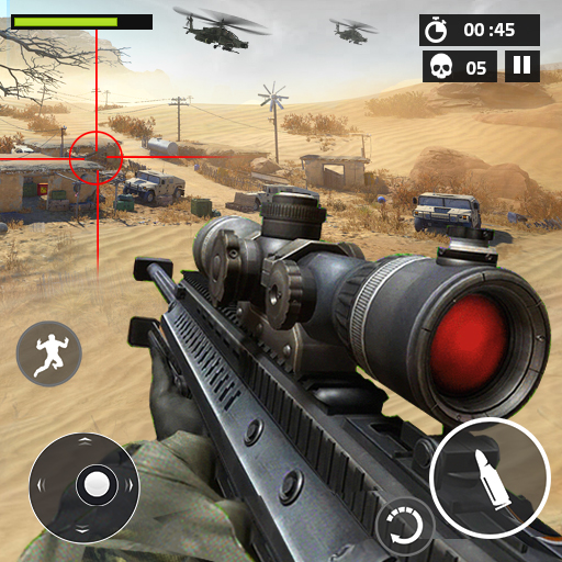 Desert Sniper 3D War Attack icon