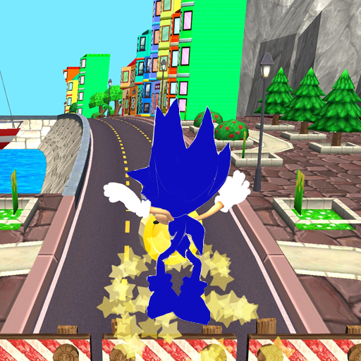 Subway Soni Blue Hedgehog Dash - Endless Run Game icon