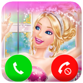 Fake Call Barbie Princess icon