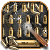 Fire Gun and Bullet Keyboard Theme icon