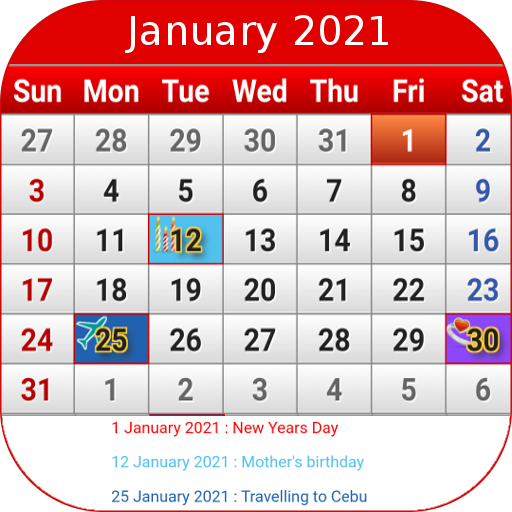 Philippines Calendar 2021 icon