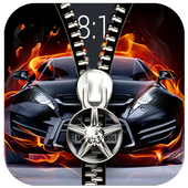 Car &amp; zipper lock screen for you icon