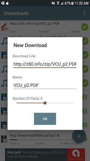 Download Manager For Android screenshot 1