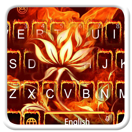 Flaming Flower Keyboard icon