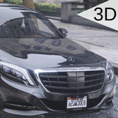 S600 Driving Maybach 3D icon