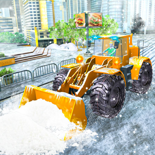 Snow Excavator Sim: Road Crane icon