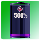 500% loud and smart battery saving simulted أيقونة
