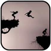 jumper stick man icon