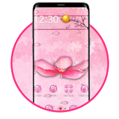 3D Pink Sakura Blossom Launcher icon
