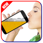 Energy drink on your phone icon