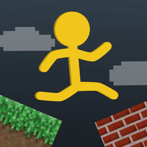 Stickman Minicraft Parkour icon