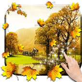 Galaxy Autumn Live Wallpaper icon