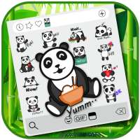 Nhãn dán biểu tượng cảm xúc Cute Panda Baby on 9Apps