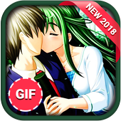 Romantic stickers for facebook icon