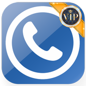 What'sapp Blue VIP أيقونة