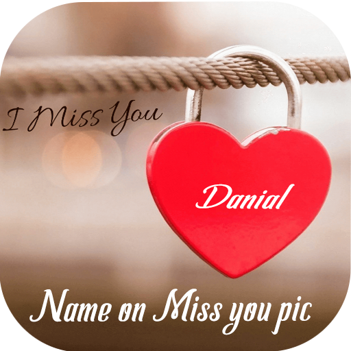 Name On miss you Pics icon