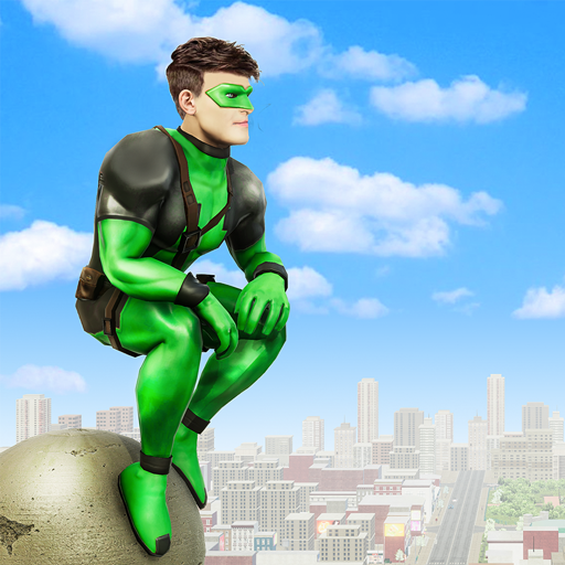 Red Rope Hero Crime Simulator icon