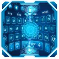 Tema Keyboard High Tech Neon