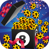 Coins 8 Ball Pool Gift Prank icon