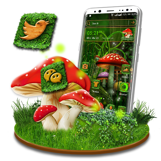 Mushroom Forest Launcher Theme icon