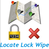 Devices location &amp; lock icon