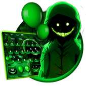 Creepy Devil Smile Keyboard Theme on 9Apps