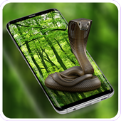 Cobra Snake on Phone Prank icon