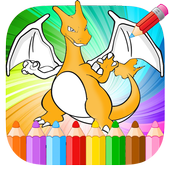 Pokem Coloring Pages Game icon
