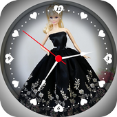 Doll Princess Clock Live Wallpaper icon
