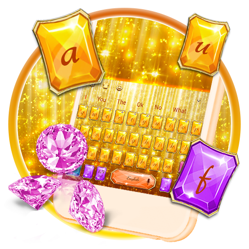 Luxury Aurum Gold Keyboard Theme icon
