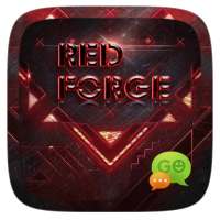 GO SMS PRO RED FORGE THEME on 9Apps