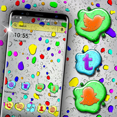 Color Water Drops Launcher Theme icon