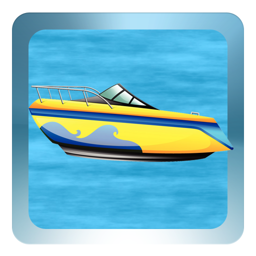 Motorboat Cruising Waterway icon
