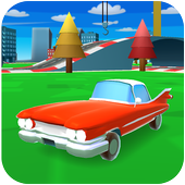 Cartoon Cars Driving icon