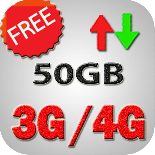 Data Free 50 GB Free MB Save Data internet Prank أيقونة