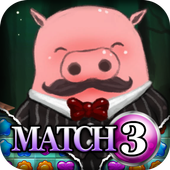 Match 3: Three Little Pigs icon