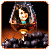 Wine Glass Photo Frames أيقونة