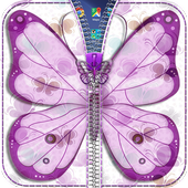 فراشة زيبر قفل أيقونة