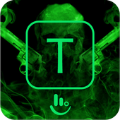 Green Skull Gun icon