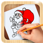 How to Draw Christmas icon