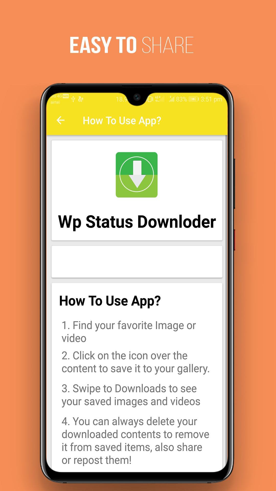 Wp Status Downloder screenshot 4