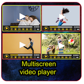 Multiple screen video player,parallel أيقونة