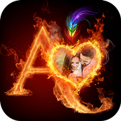 Fire Text Photo Editor icon