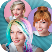 Photo haircut editor icon