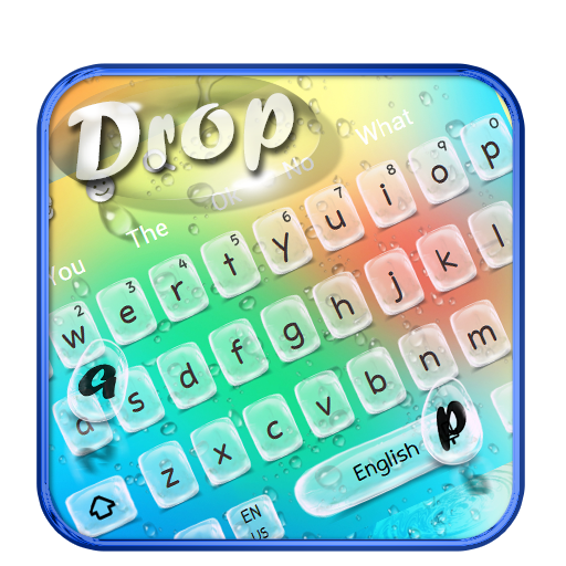 Colourfull Water Drop Keyboard Theme icon