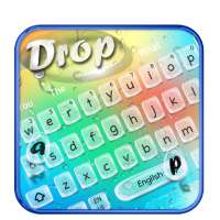 Colourfull Water Drop Keyboard Theme on 9Apps