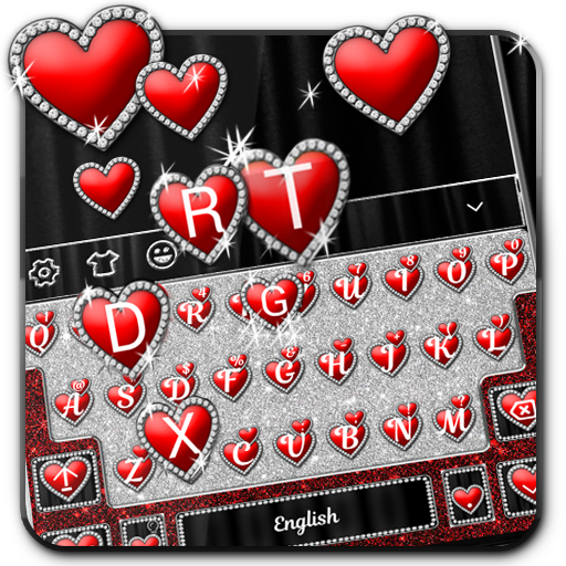 Love &amp; Hearts Keyboard Theme icon