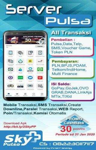 SKY PULSA - Aplikasi Jual Pulsa Gratis screenshot 3