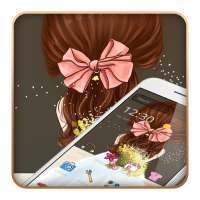 Cartoon Wedding Cute Girl Theme on 9Apps