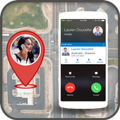 Phone Number Tracker with Location icon